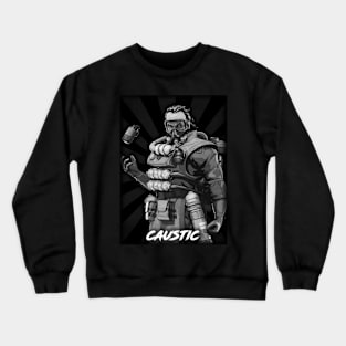 Caustic black Crewneck Sweatshirt